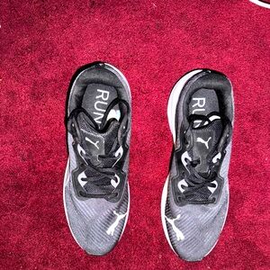 Puma Running Shoes, 11 size, Black. Used and only worn 3 times. Looks brand new